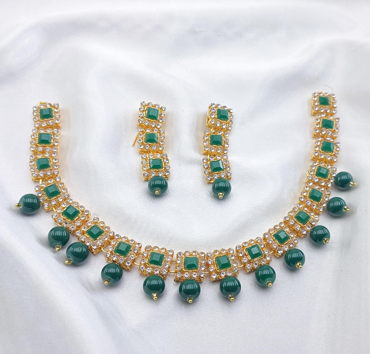 American Diamond Chocker Set
