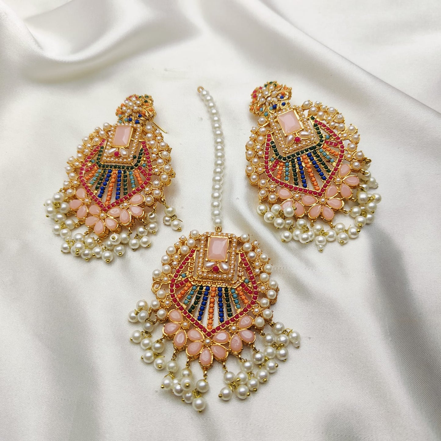 Elegant Tika and Earings
