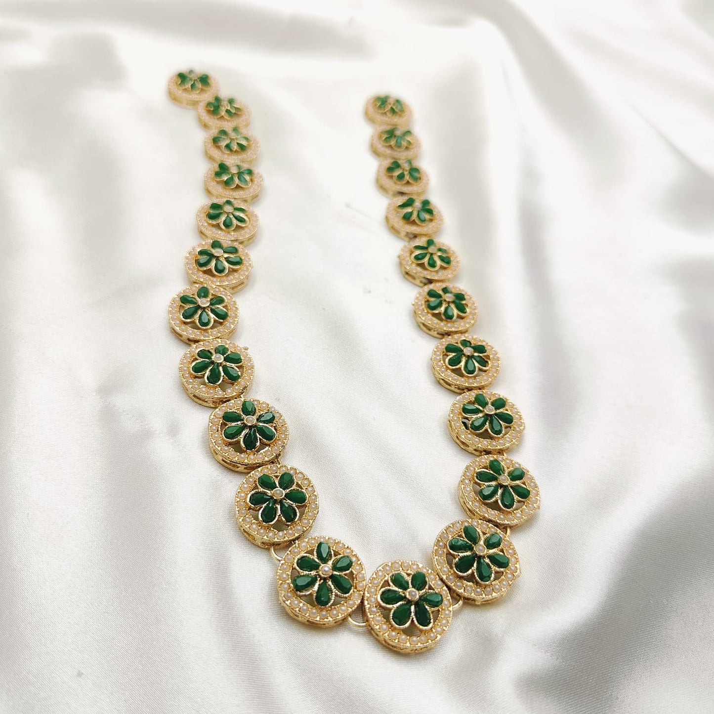 Natural Uncut Diamond Maala Set