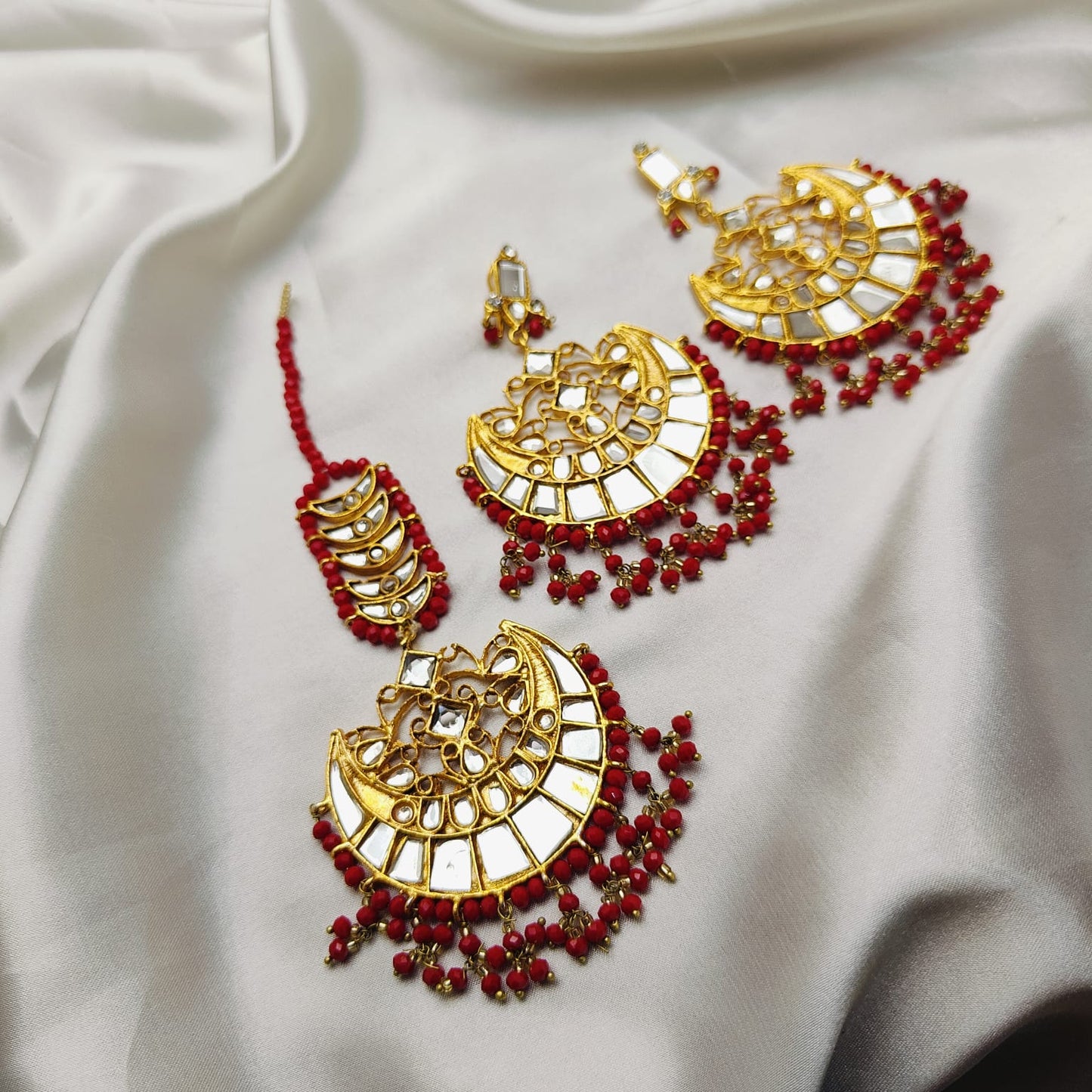 Fancy tikka and Earings