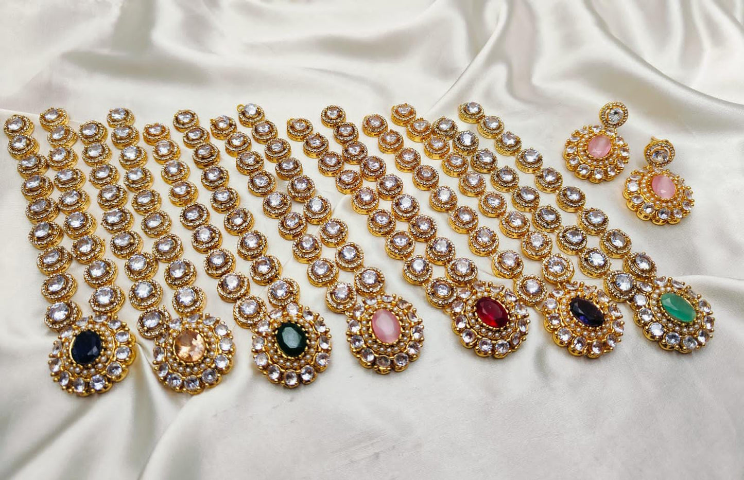Zircon Stone Maala Set
