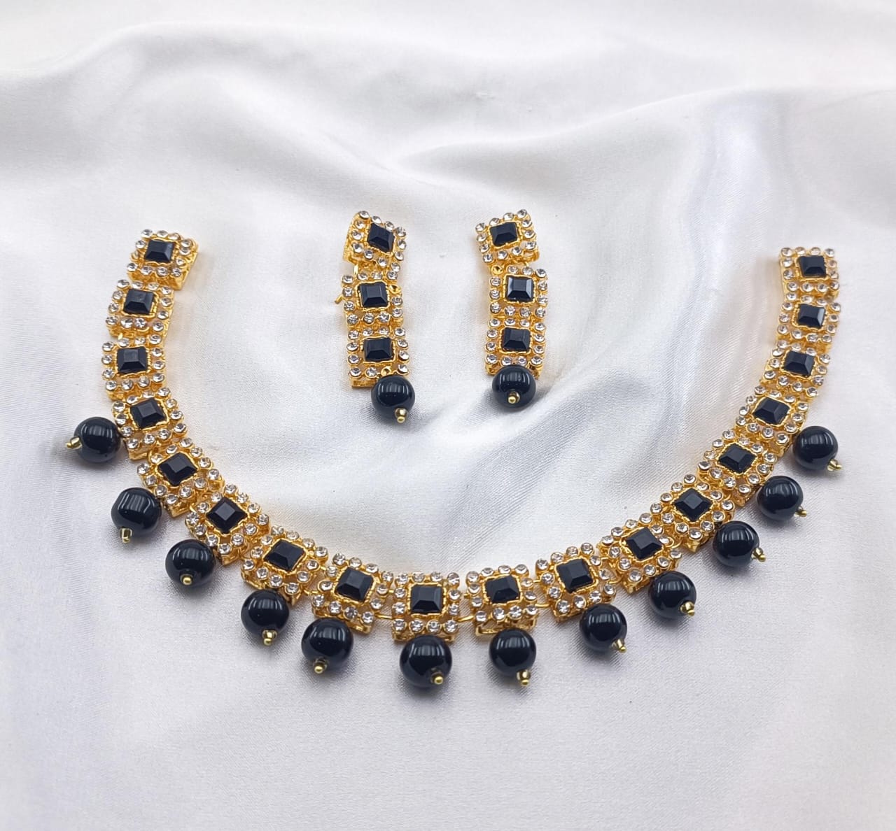 American Diamond Chocker Set