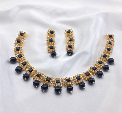 American Diamond Chocker Set