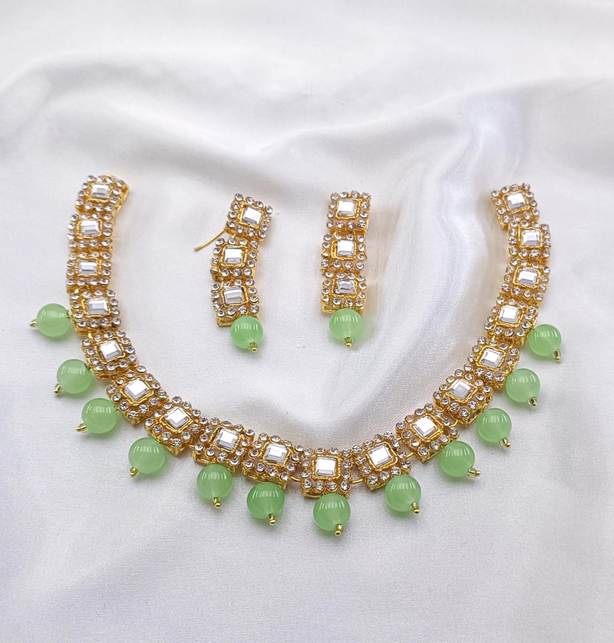 American Diamond Chocker Set