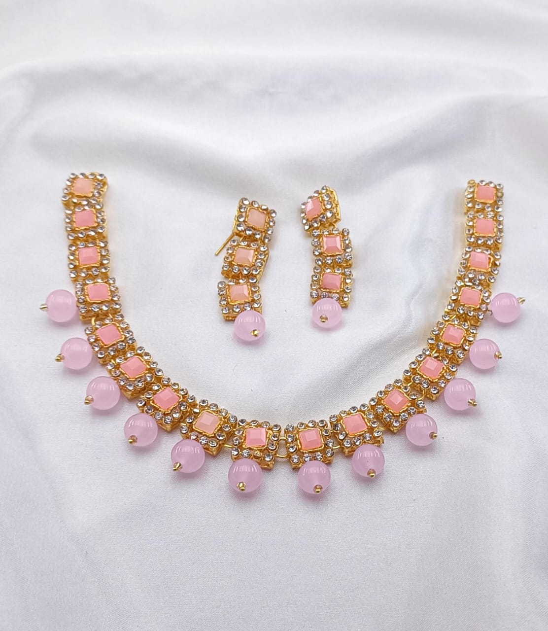 American Diamond Chocker Set