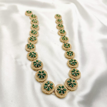 Natural Uncut Diamond  Maala Set