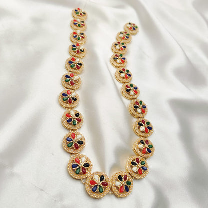Natural Uncut Diamond  Maala Set
