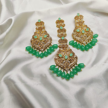 Glamorous Tikka and Earings