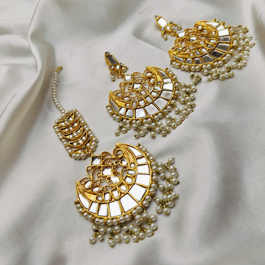 Fancy tikka and Earings