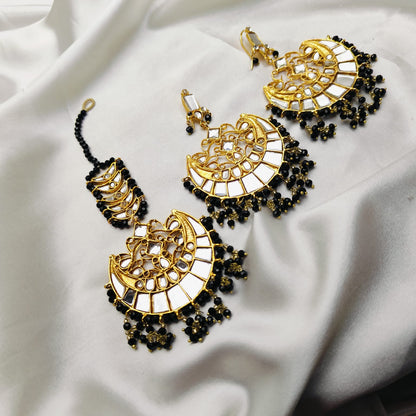 Fancy tikka and Earings