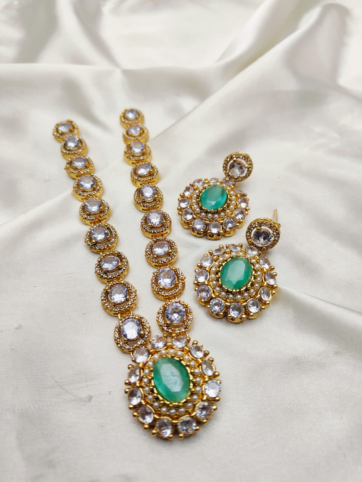 Zircon Stone Maala Set