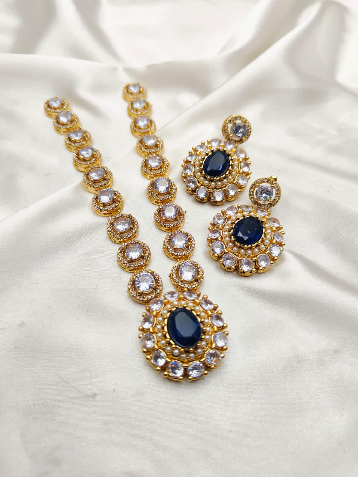 Zircon Stone Maala Set