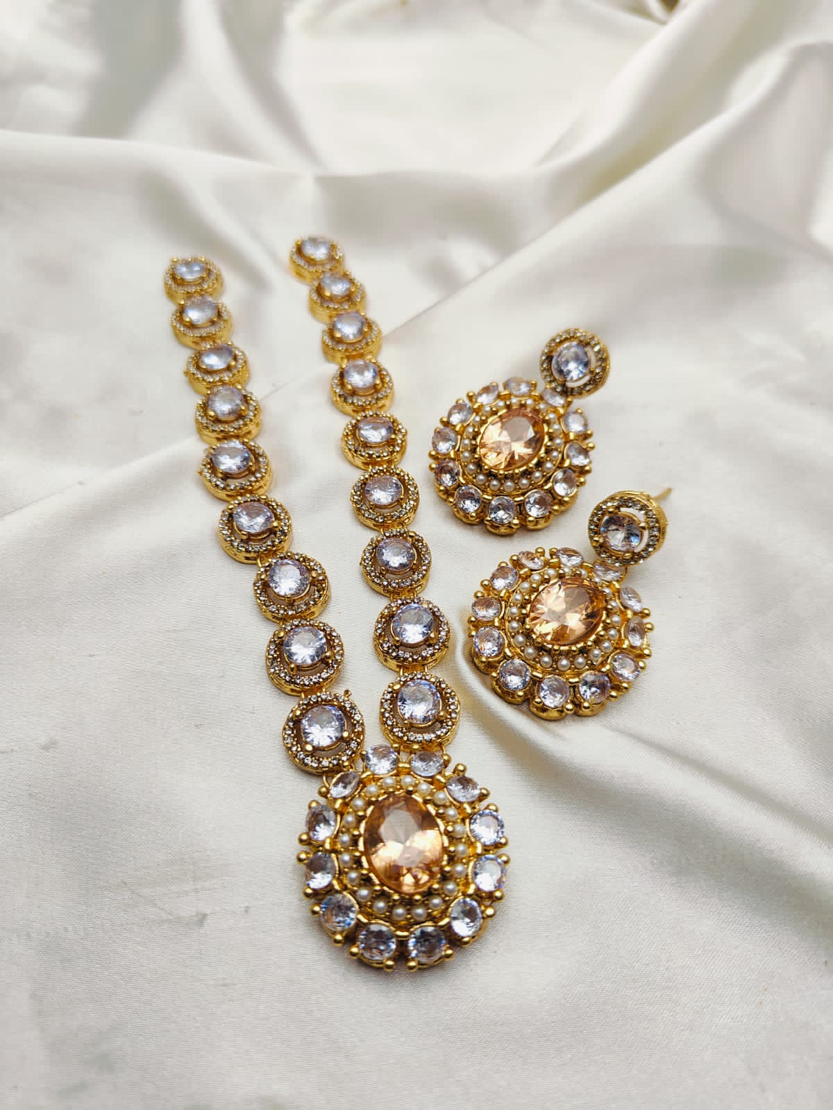 Zircon Stone Maala Set