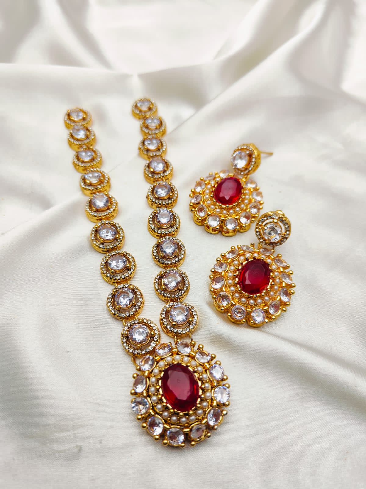 Zircon Stone Maala Set