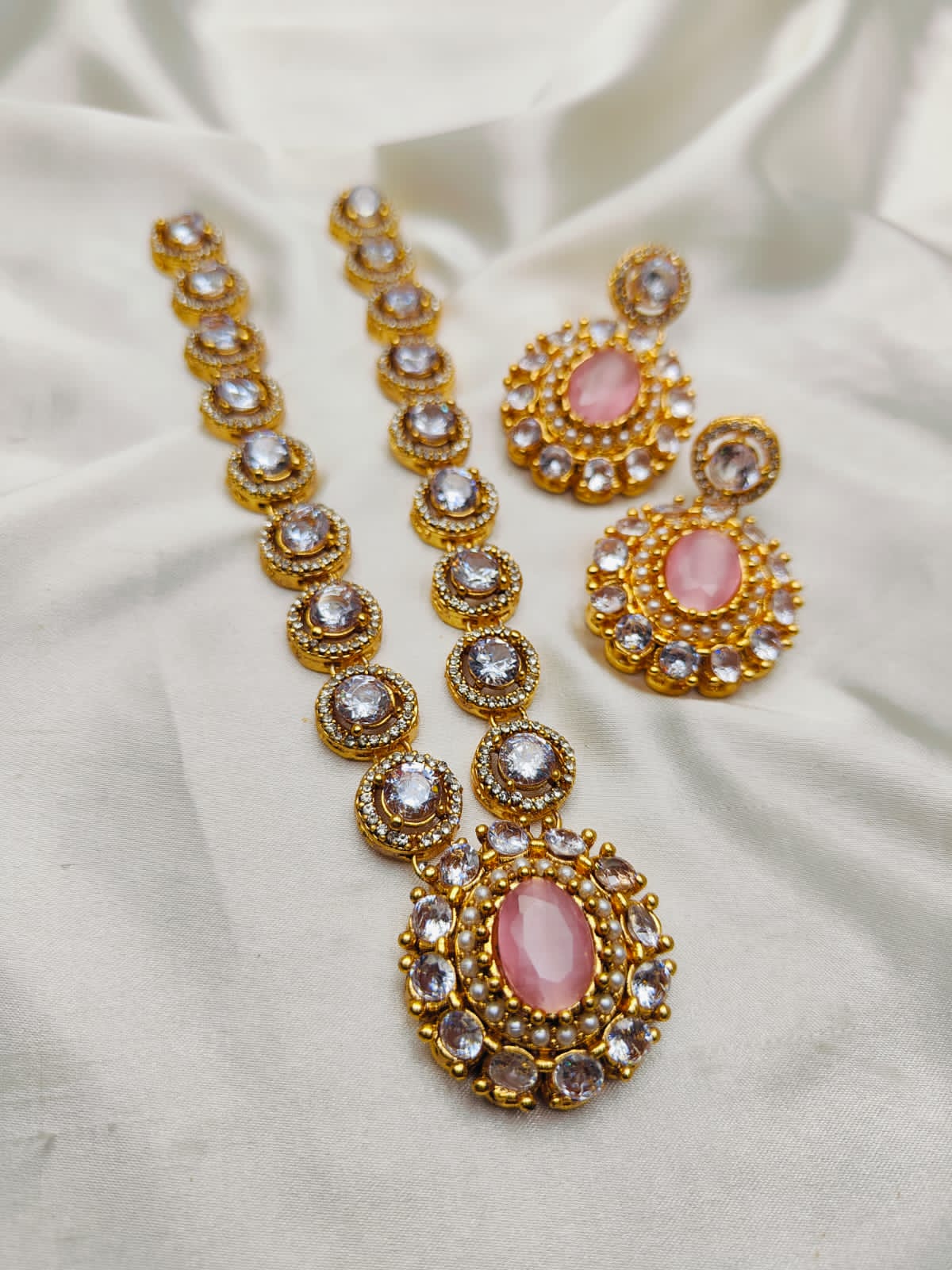 Zircon Stone Maala Set