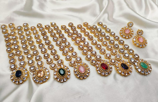 Zircon Stone Maala Set