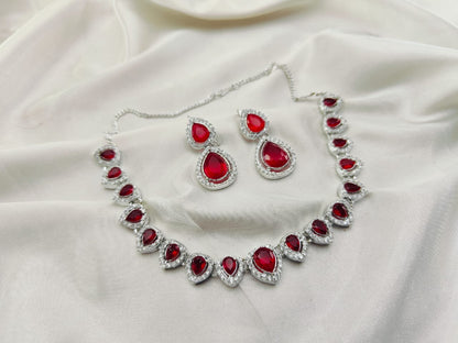 The Pretty Chokar Set Zircon Stone