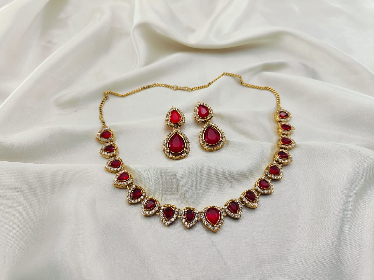 The Beautiful Chokar Set Zircon Stone