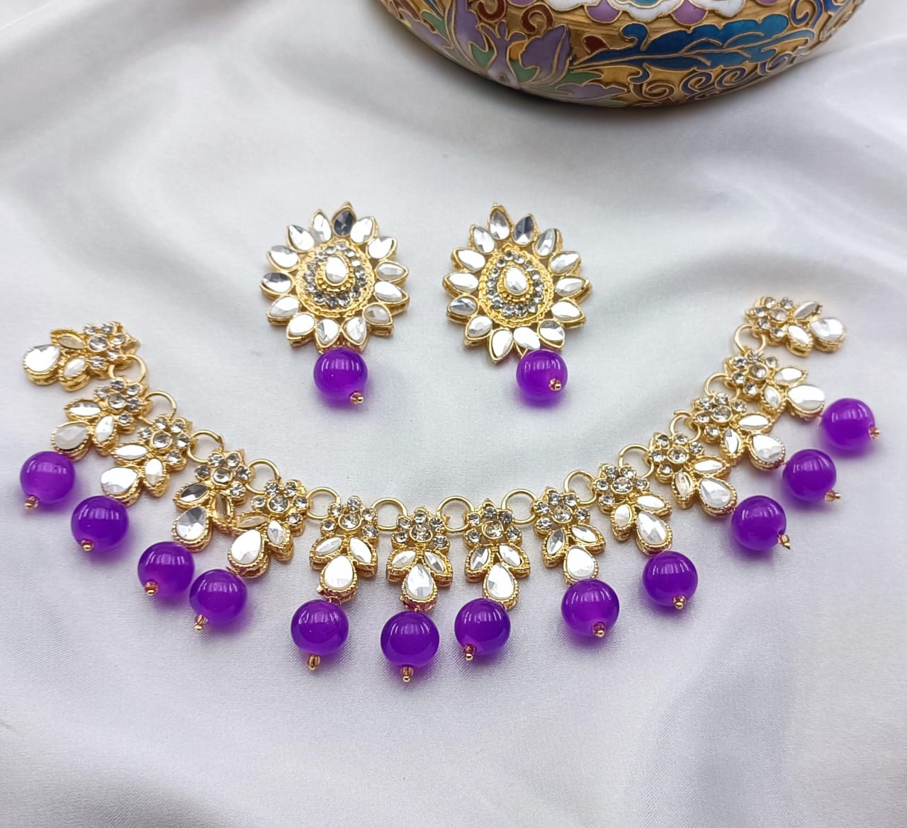 Kundan Guluband Set